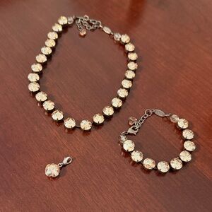 SABIKA Gold and silver 3 piece Jewelry Set